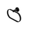 Croydex Metra Flexi-Fix Towel Ring, Matt Black