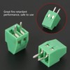 50pcs/set Terminal Block Connector 2 Pin 2.54mm PCB Terminal Block