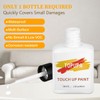 TOPUPA White Touch Up Paint, Cabinet Furniture Paint,40ml Multi-Surface Paint