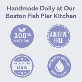 Polkadog Fish Skin Shorties Variety 3-Pack – Includes 2x Cod and 1x Salmon. All-Natural Dog Treats, Made in USA, Single Ingredient, Omega-3 Rich, Grain-Free & Hypoallergenic Jerky for All Breeds