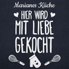 Geschenk mit Namen personalisiert by Shirtracer - Apron - Cooking