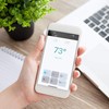 Momentum Meri Smart-Learning Thermostat | Intelligent Alerts, Safety Notifications, Humidity
