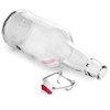 EZ Cap Bottles - 16 oz Clear Swing Top (Qty