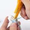 Pndeyo 10pcs Mini Wire Stripper with Secure Finger Loop, Small