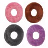 Donuts 국내산 초극세사 도넛 마사지 얼굴베개 [그레이] Domestic ultra-fine microfiber