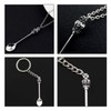 2 Pieces Spoon Keychain,1 Spoon Necklace,Small Spoon for Spice Jar,Small