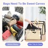 Erinnmy 6 Pack Dust Bags for Handbags,Clear Handbag Storage Organizer,Purse
