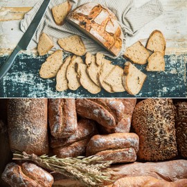 Royal Spice Wheat Flour 550 1 kg – Baking Strong Wheat Flour Type 550 for Yeast Dough, Puff Pastry, Rolls, Stollen & Light Breads – Flour with High Protein Content for Easy Kneadable and Malleable