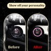 RGOAANC RGOAANC Crystal Rhinestone Car Engine Start Stop Decoration Ring,
