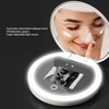 2X Magnifying Mirror with 360° Fill Light, 3 Speed Adjustable
