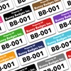 Custom Asset Tags - Asset Labels with Sequential Numbers -
