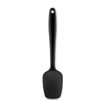 Armrouns Silicone Spatula Spoon, 11.2" Heat Resistan Rubber Spoonula, Black