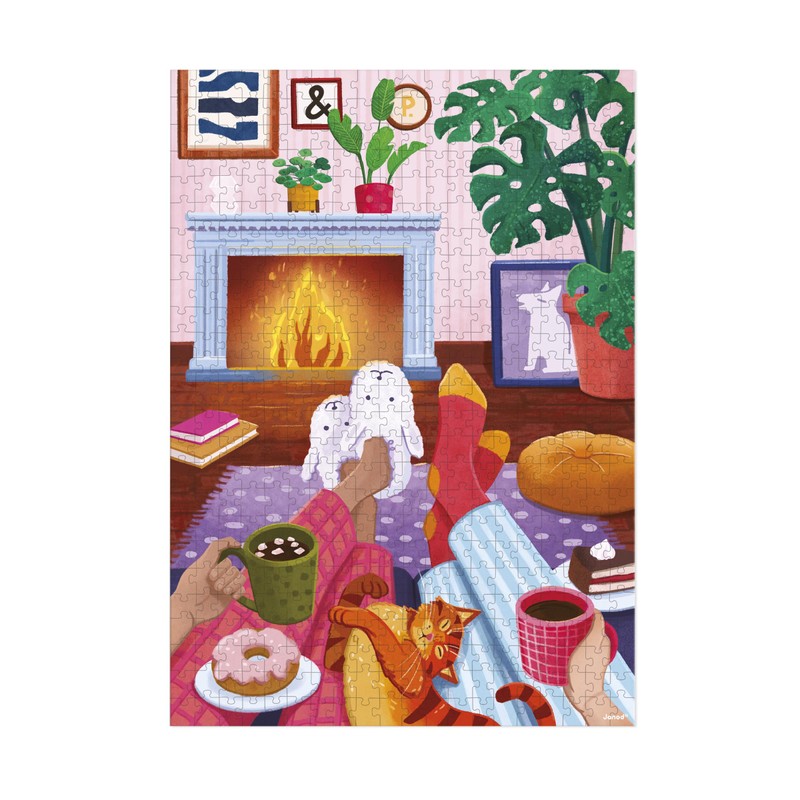 Janod J02495 Jigsaw Puzzle 500 Pieces Adults Teenagers Children's Evening