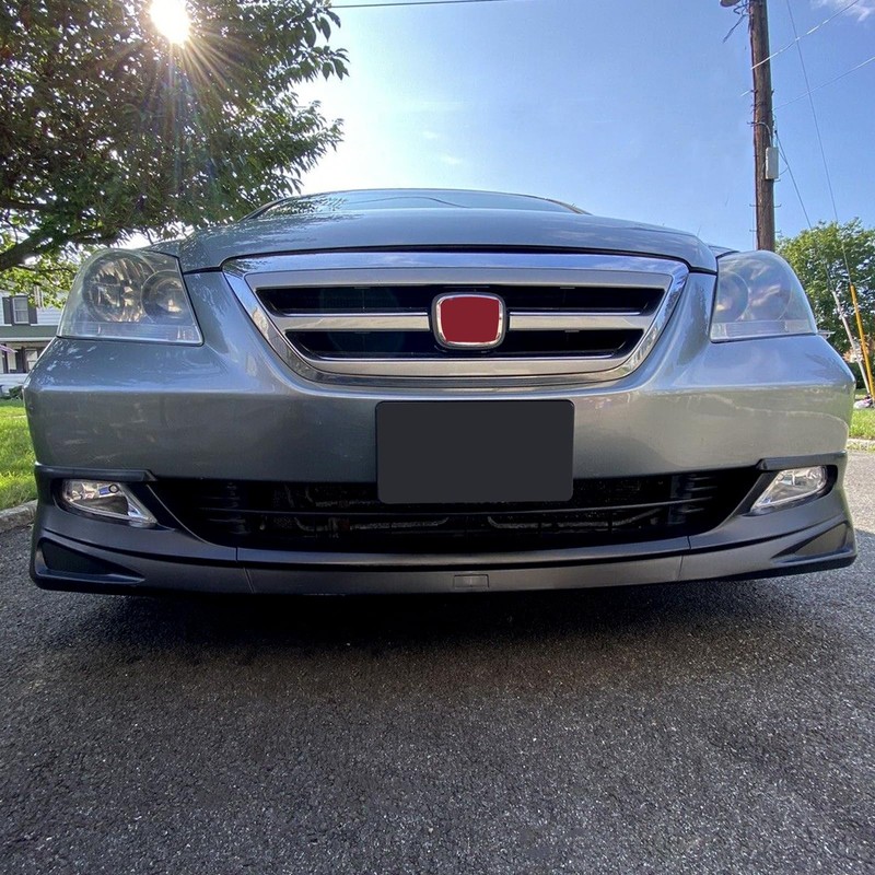 KUAFU 3-Piece Front Bumper Lip Splitter Compatible with 2005-2007 Honda
