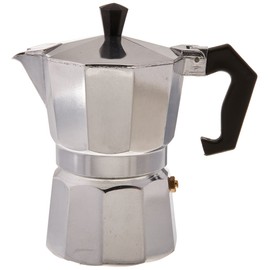 Bene Casa Classics BC-17720 3-Cup Aluminum Espresso Maker, silver
