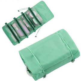 ZUGAD 4 in 1 Foldable Hanging Cosmetic Storage Toiletry Bag for Women Travel - 1pc, Multi Color., Multi Color, Standard, Cosmetic Box