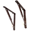 Tanner Folding Metal Shelf Brackets, Set of 2