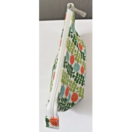 Origins NEW Origins ORANGE BLUE Ball with GREEN Leaves Makeup Cosmetic Travel Bag Case