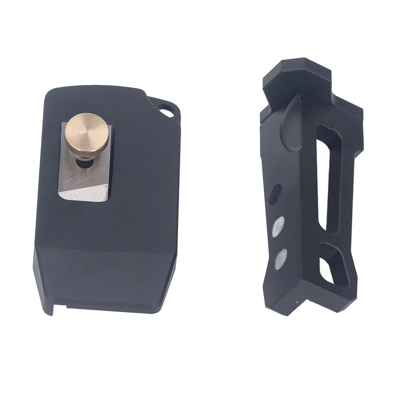 2Pcs Chamfer Plane Aluminum Alloy Edge Trimmer Corner Banding Woodworking