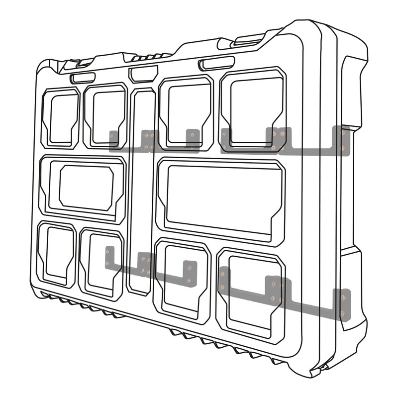 StealthMounts Cleat 'n' Feet Mounting System (4 Pack) | Tool