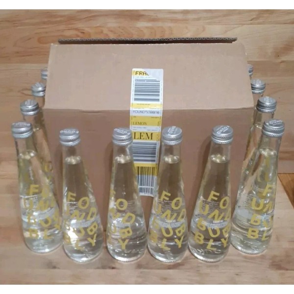 FOUND 2: FOUND BUBBLY LEMON SPARKLING WATER 12 PK 11.2Z