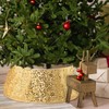 LIHAO Christmas Tree Skirt 60 cm Christmas Tree Stand Cover