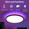 RGBCW Ceiling Lamp BT Remote Infinitely Dimmable Bedroom Ceiling Lamp