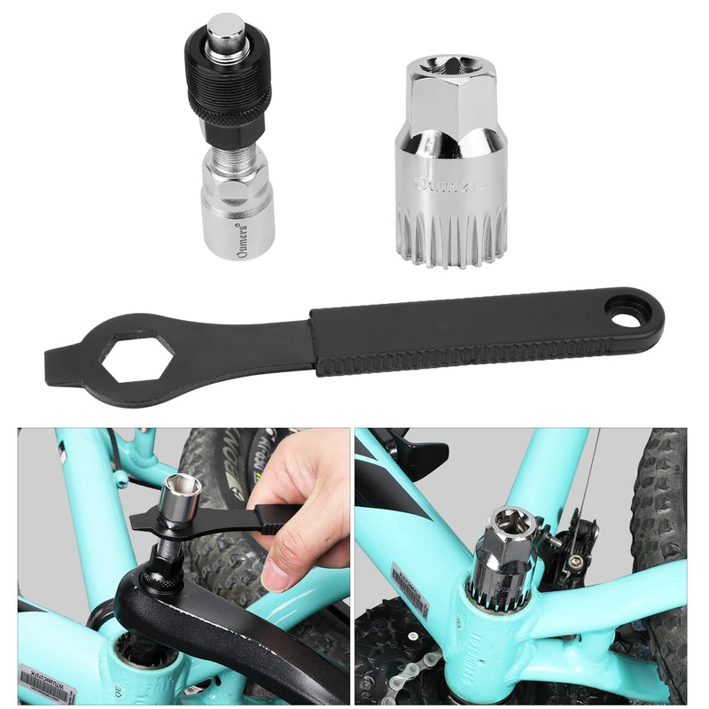 Oumers Bike Crank Puller Tools Set, Bike Crank Arm Remover