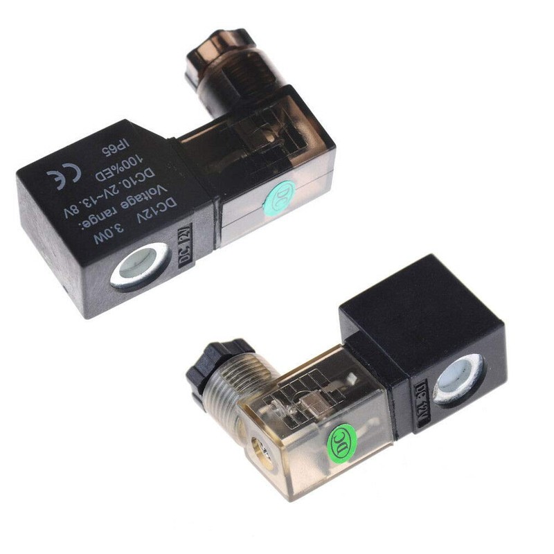 Electrical Pneumatic 4V110 Solenoid Valve Coil DC 12V with Lamp