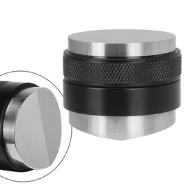 DIBTSA 58mm Espresso Distributor and Tamper, Dual Head Coffee Leveler, Adjustable Depth, Stainless Steel Espresso Distribution Tool for 58mm Portafilter (Black)