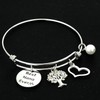Kivosliviz Best Nana Ever Bracelet Birthday Gift for Nana Expandable