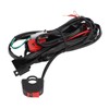 Motorcycle LED Work Light Switch Wiring Harness 12V 40A for