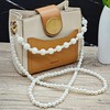 HAOBIN Pack of 2 Beads Bag Chain Bag Strap Pearl