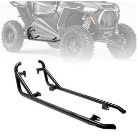 TEBEDI Nerf Bars Rock Sliders Compatible with 2014-2022 Polaris RZR XP 1000 S 900 XC Turbo (2 Doors) Left & Right Side Nerf Bars Steps Black