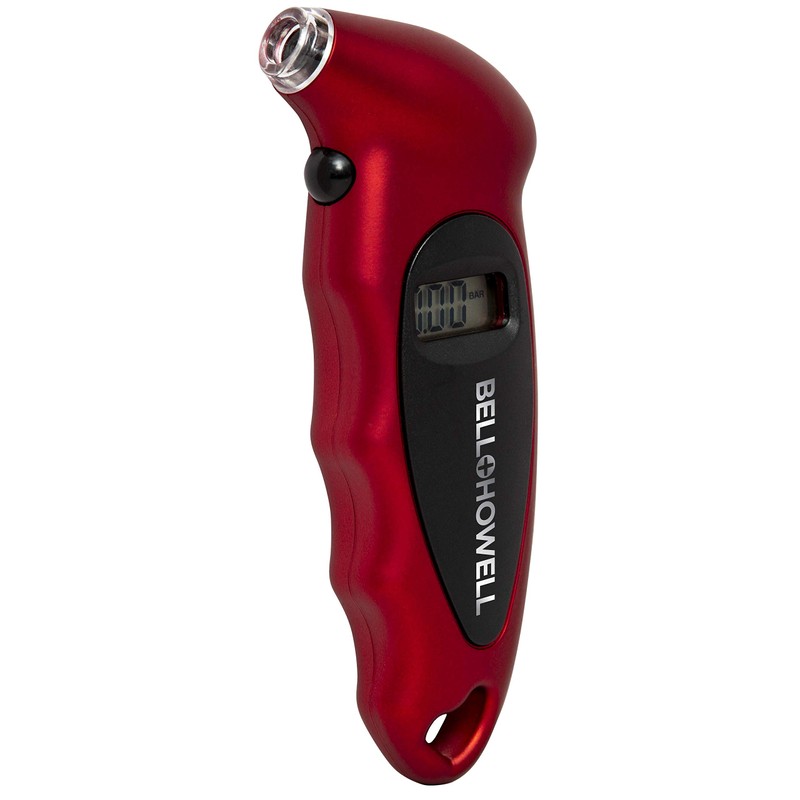 Bell & Howell Digital Tire Pressure Gauge with LCD Display,