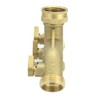 Tech Traders [BRASS BODY] 4-Way Brass Faucet Manifold Garden Hose