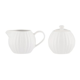 Price & Kensington 0056.818 Milk Jug & Sugar Bowl, Stoneware, White