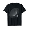 Black Hole Physics Wireframe Space Universe Physics Science T-Shirt