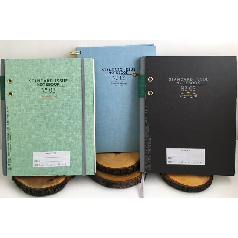 DesignWorks Ink Standard Issue Bound Personal Journal, Black