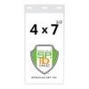 Vertical Oversize 4X7 Inch - Vinyl Large Credential or Ticket