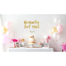 Great Since 1965 Glitter Banner Party Decorations and Supplies for 60th Birthday
