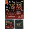 Wilcor Campfire Tri-Pod Grill (Adjustable Height & Quick Setup) by Wilcor