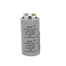 Premium American Metallized Polypropylene Film Capacitor 400uF AC 250V - Motor Starting Capacitor 400MFD