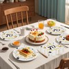 HFBOBP 50PCS Plates and Napkins Set (70th, 7Inch)