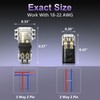 50 Pack Quick Wire Connectors Kit (40 D2 & 10