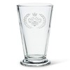 Abbott Collection Bee in Crest Highball Tumbler-5"" H (27-Royal-HB)