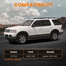 maXpeedingrods Lift Leveling Kits for Ford Explorer 2002-2005, 3" Front and 2" Rear Bolt-On Lift Strut Spacers