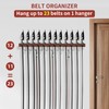 Cuipingoo Belt Hanger for Closet Max 42 Belts, 12+11 Storage