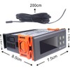 KETOTEK Controlador Digital de Temperatura AC110V 10A Termostato Fahrenheit con