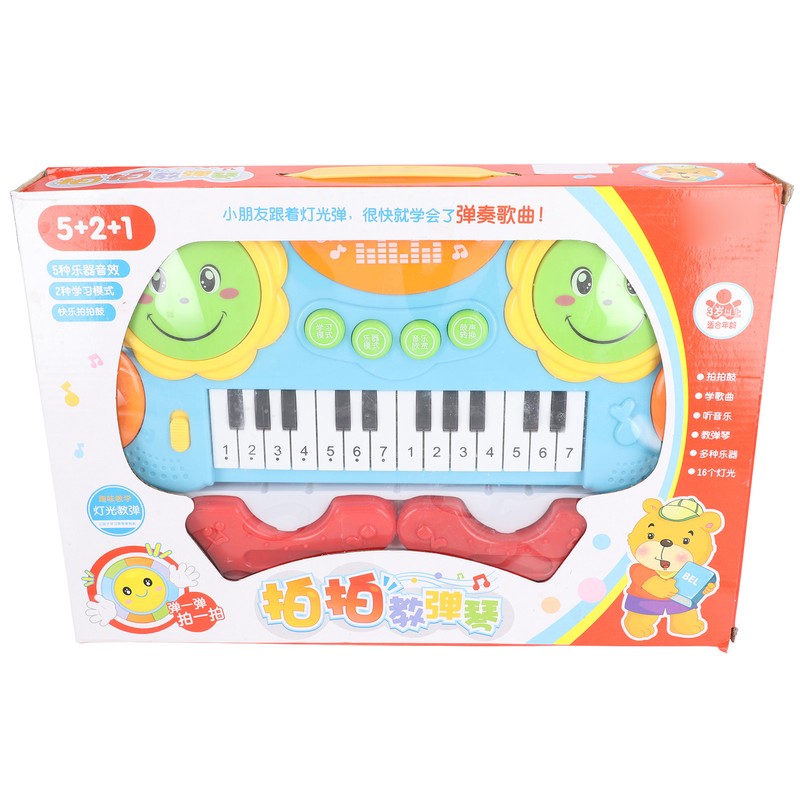 Piano Toy Electronic Keyboard Sound Light Effects Instrument for Above